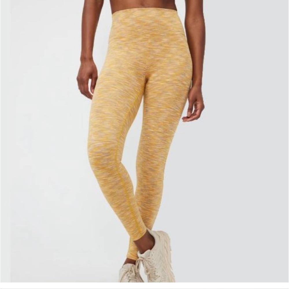 Outdoor Voices Flow Legging 7/8 Sunset Mustard/Grey Mix Size M